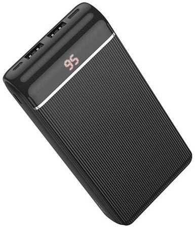 Портативный аккумулятор Hoco J59 Famous 10000 mAh, черный, упаковка: коробка 19844575010902