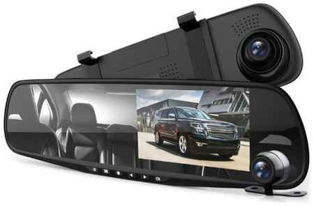 Black Box Видеорегистратор зеркало Vehicle Blackbox DVR с камерой заднего вида Full HD 1080 P цветной 4,39″ 2 камеры 5 Мп ночная съёмка 19844578045632