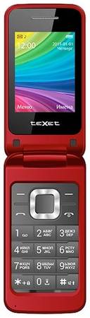 Телефон teXet TM-204, 2 SIM, гранатовый 19844578271658