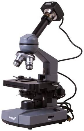 Микроскоп LEVENHUK D320L PLUS серый 19844581093288