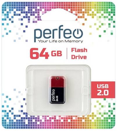 USB флешка Perfeo USB 64GB M04 Red 19844586317527