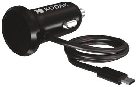 Автомобильное зарядное устройство Kodak UC104, черный 19844587692277