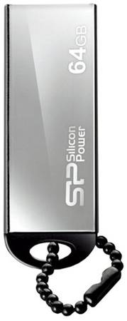Флешка Silicon Power Touch 830 64 ГБ, серебристый 19844592211974