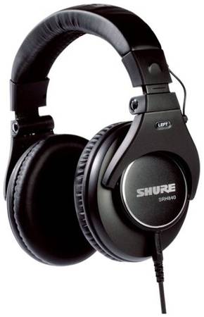 Shure SRH840A-EFS профессиональные студийные мониторные наушники