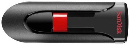 Флешка SanDisk Cruzer Glide CZ60 32 ГБ, 1 шт., черный/красный 19844707992550