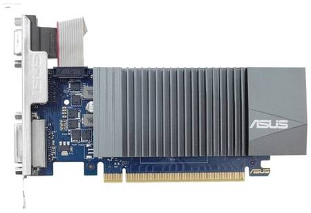 Видеокарта ASUS GeForce GT 710 Silent LP 2GB (GT710-SL-2GD5), Retail 19844711054679
