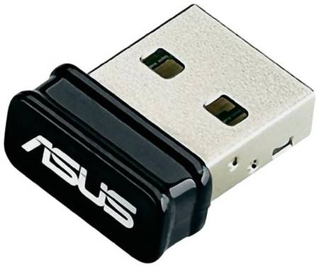 Сетевой адаптер ASUS USB-N10 Nano, черный 19844721859379