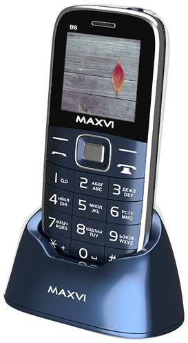 Телефон MAXVI B6, 2 SIM, маренго 19844728361621