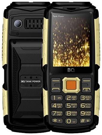 Телефон BQ 2430 Tank Power, 2 SIM, черный/золотой 19844742968067
