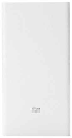Портативный аккумулятор Xiaomi Mi Power Bank 20000, белый, упаковка: коробка 19844751801862