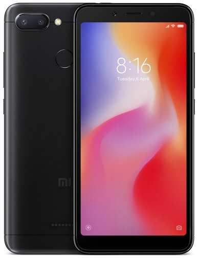 Смартфон Xiaomi Redmi 6 4/64 ГБ Global, Dual nano SIM, черный 19844755625471