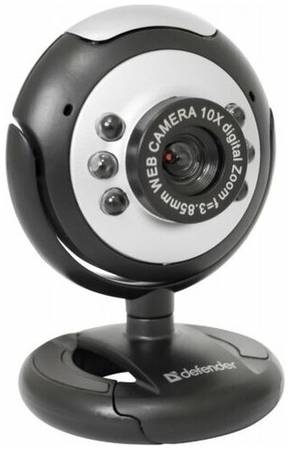 Веб-камера Defender C-110, черно-серый 19844759785502