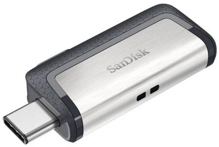 Флешка SanDisk Ultra Dual Drive USB Type-C 16 ГБ, 1 шт., серый 19844763547862