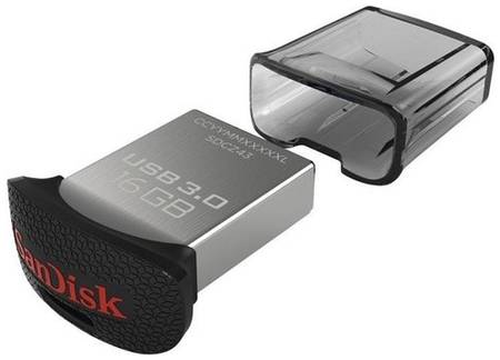 Флешка SanDisk Ultra Fit USB 3.0 16 ГБ, 1 шт., серебристый 19844763547888