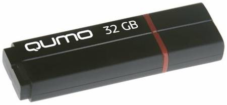 Флешка Qumo Speedster 32 ГБ, черный 19844793316903