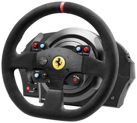 Руль Thrustmaster T300 Ferrari Integral Racing Wheel Alcantara Edition, черный 19844912473998