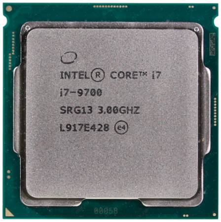 Процессор Intel Core i7-9700 LGA1151 v2, 8 x 3000 МГц, OEM 19844912809974