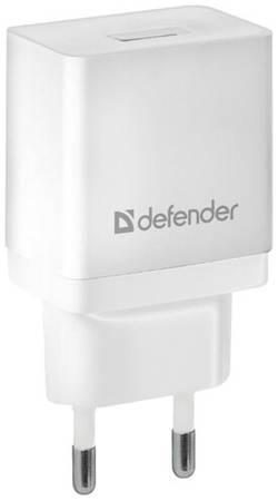 Сетевое зарядное устройство Defender EPA-10, 10.5 Вт, белый 19844927943965