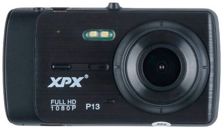 Видеорегистратор XPX P13, 2 камеры, GPS, черный 19844933107971