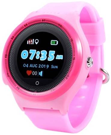 Smart Baby Watch Детские смарт часы с GPS SmartBaby Watch KT06 Wonlex розовые с виброзвонком, водонепроницаемые