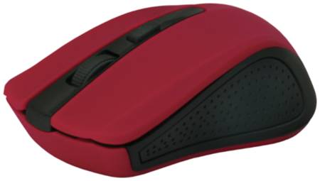 Мышь беспроводная компьютерная Defender Accura MM-935, для ноутбука, ТВ, приставки/ Soft Touch/ 800-1600 dpi, красная 19844950983965