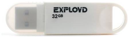 Флешка EXPLOYD 570 32 ГБ, 1 шт., white 19844971986914