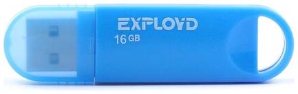 Флешка EXPLOYD 570 16 ГБ, 1 шт., blue 19844977429922