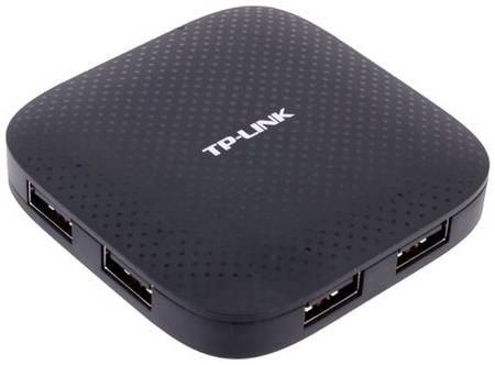 USB-концентратор TP-LINK UH400, разъемов: 4, 5 см, черный 19844998899333