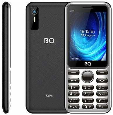 Телефон BQ 2833 Slim, 2 SIM, серый/серебристый 19845485308