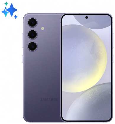 Смартфон Samsung Galaxy S24 8/128 ГБ, Dual: nano SIM + eSIM, Cobalt Violet 19846006244369