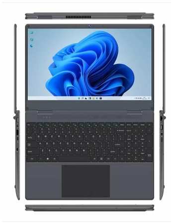 Ноутбук 15.6″ IPS FHD HIPER WORKBOOK (Core i3 1000NG4/16Gb/512Gb SSD/VGA int/W11Pro (U26-15FII3100R16S5WPG)