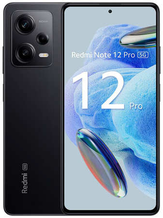 Смартфон Xiaomi Redmi Note 12 Pro 5G 12/256 ГБ CN, Dual nano SIM, черный 19846048953515