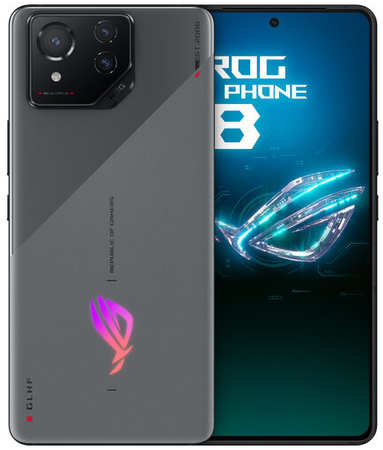 Смартфон ASUS ROG Phone 8 12/256 ГБ CN, Dual nano SIM, Rebel Grey 19846052320978