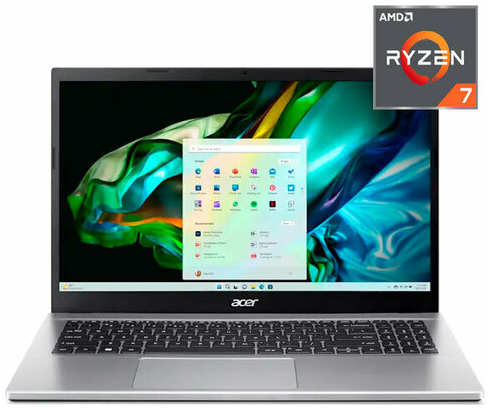 Ноутбук Acer Aspire 3 / A315-44P Ryzen 7 5700U/ 16GB / SSD 512GB / NO OS / NX. KSJER.007 19846056278511