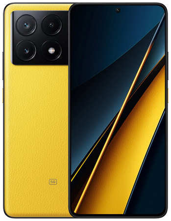 Смартфон Xiaomi POCO X6 Pro 12/512 ГБ Global, Dual nano SIM, желтый 19846060687812