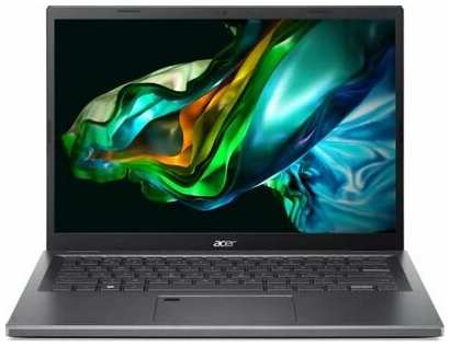 Ноутбук Acer Aspire 5 A514-56M-34S8 NX. KH6CD.002, 14″, IPS, Intel Core i3 1305U 1.6ГГц, 5-ядерный, 8ГБ LPDDR5, 256ГБ SSD, Intel UHD Graphics, без операционной системы, серый 19846067095355