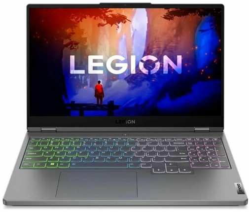 Ноутбук игровой Lenovo Legion 5 15ARH7H 82RD009XRK, 15.6″, IPS, AMD Ryzen 7 6800H 3.2ГГц, 8-ядерный, 16ГБ DDR5, 512ГБ SSD, NVIDIA GeForce RTX 3060 для ноутбуков - 6 ГБ, без операционной системы, серый 19846067128039