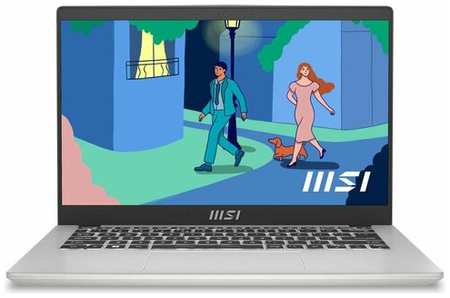 Ультрабук MSI Modern 14 C12MO-689RU 9S7-14J111-689, 14″, IPS, Intel Core i5 1235U 1.3ГГц, 10-ядерный, 16ГБ DDR4, 512ГБ SSD, Intel Iris Xe graphics , Windows 11 Professional, серебристый 19846067166710