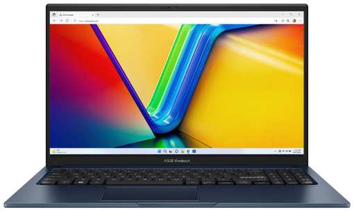 Ноутбук ASUS VivoBook 15 R1504ZA-BQ659W, 15.6″ (1920x1080) IPS/Intel Core i3-1215U/8ГБ DDR4/256ГБ SSD/UHD Graphics/Win 11 Home, (90NB1021-M00Z80)
