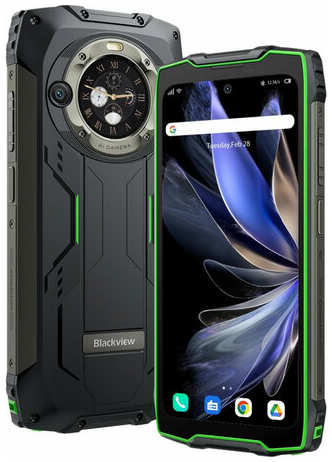 Смартфон Blackview BV9300 Pro 12/256 ГБ Global для РФ, Dual nano SIM, черный/зеленый 19846083772665