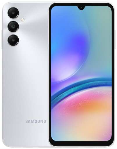 Смартфон Samsung Galaxy A05s 4/128 ГБ, Dual nano SIM, серебристый 19846089144963