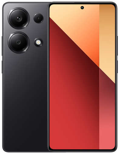 Смартфон Xiaomi Redmi Note 13 Pro 4G 8/128 ГБ Global, Dual nano SIM, midnight black 19846095588474