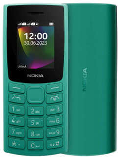 Nokia 106 (2023), 2 SIM, зеленый 19846102555976