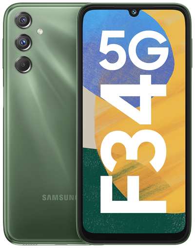 Смартфон Samsung Galaxy F34 6/128 ГБ, Dual nano SIM, Mystic Green 19846104351977