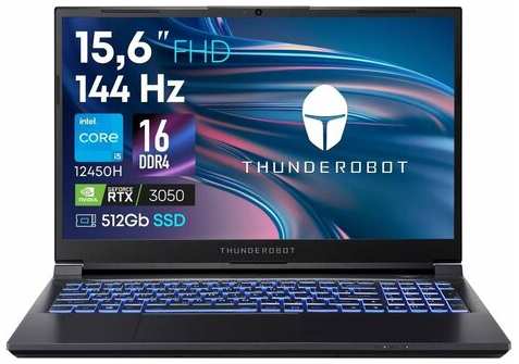 Ноутбук игровой Thunderobot 911S Core D/15.6″/Core i5-12450H/16/512/RTX 3050/noOS