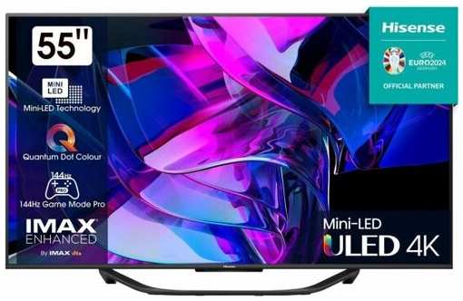 Телевизор Hisense 55U7KQ , 4K Ultra HD, серый 19846111083696