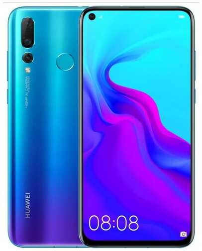 Смартфон HUAWEI Nova 4 6/128 ГБ Global, Dual nano SIM, синий 19846112344829