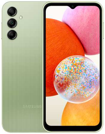Смартфон Samsung Galaxy A14 6/128 ГБ, Dual nano SIM, зеленый 19846132598387