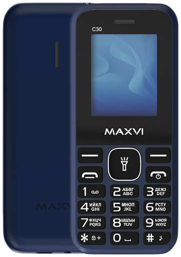 Телефон MAXVI C30, синий 19846145218998