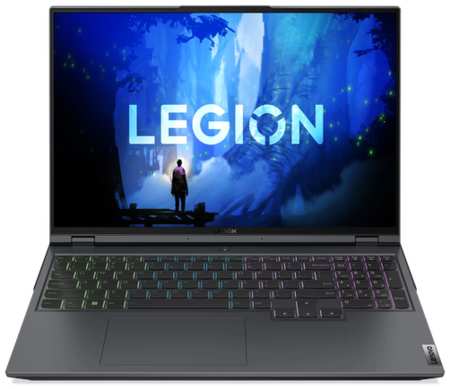 16″ Ноутбук Lenovo Legion 5 Pro Gen 7 16ARH7H 2560x1600, AMD Ryzen 9 6900HX 3.3 ГГц, RAM 16 ГБ, DDR5, SSD 1 ТБ, NVIDIA GeForce RTX 3070 Ti, без ОС, Storm Grey 19846161170825